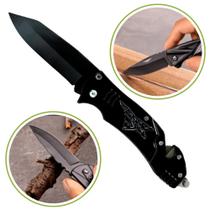 Canivete Dobrável De Bolso Lâmina aço inoxidável Com Corta Cinto Cabo Lindo design SLKD40