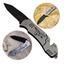 Canivete Dobrável De Bolso Lâmina Afiada Multifunção Com Corta Cinto Cabo Lindo design SLKD40