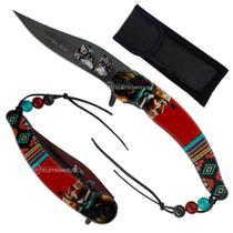 Canivete Estilo e Funcionalidade com Cordão Personalizável e Lâmina de 9,3cm SLKD330