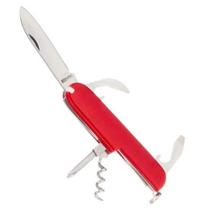 Canivete estilo Suíço multi uso Orbi Lâmina, phillips, fenda, abridor de garrafa e saca rolha Nautika