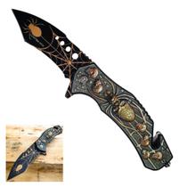 Canivete Faca Com Quebra-Vidro e Cortador SLKD104MOD2 Canivete Faca Com Quebra-Vidro e Cortador SLKD104MOD2