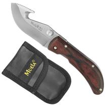 Canivete Faca de Pesca Camping Muela SW-8R Cabo de Madeira