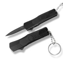 Canivete Faca Retrátil De Bolso Portátil Duplo Corte Inox - Canivete Automático Tático Militar