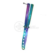 Canivete Fade Rainbow Butterfly Treinamento Faca Borboleta Canivete Fade Rainbow Butterfly Treinamento Faca Borboleta