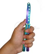 Canivete Fade Rainbow Butterfly Treinamento Faca Borboleta Canivete Fade Rainbow Butterfly Treinamento Faca Borboleta