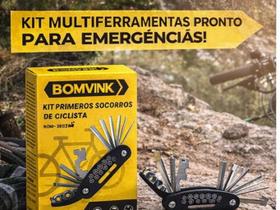 Canivete Ferraments Bomvink Bom-3602 - Kit Primeiros Socorros de Ciclista