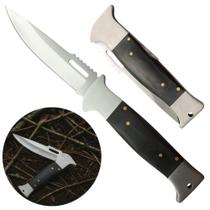Canivete Inox 19,5cm Multiuso Camping, Pesca e Aventura Resistente TCMD