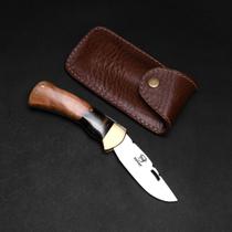 Canivete Inox 3mm Cabo Híbrido com Bainha Artesanal Canivete Inox 3mm Cabo Híbrido com Bainha Artesanal