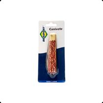 Canivete Inox Lamina Larga 80x26mm Brasfort Cod:1324