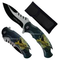 Canivete Lâmina 9cm e Abridor de Latas Integrado Compacto e Funcional SLKD309 Canivete Lâmina 9cm e Abridor de Latas Integrado Compacto e Funcional SLKD309