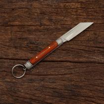 Canivete Lâmina Aço Inox Cabo em Madeira Idea ID8418C