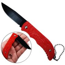 Canivete Lâmina de Aço Inoxidável 7cm, Estampa de Caveira, Compacto e Leve SLKD54VM