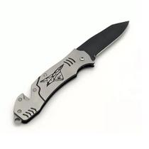 Canivete Luatek Manual aço inoxidável Com Corta Cinto D40