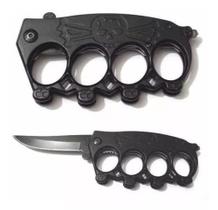 Canivete Militar Semiautomático Caveira Canivete Militar Semiautomático Caveira