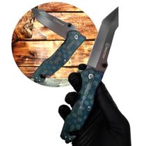 Canivete Militar Semiautomático Corta-Fio Ideal Para Emergências 1736 SLKD20 TB1488 TB1612 TB1718
