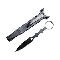 Canivete Mini Com Lâmina Meio Serrilhada SOCP Point BM 176 Com Bainha De Kydex, Ferramenta De