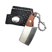 Canivete Mini De Aço Inoxidável EDC Chaveiro Portátil Para Pesca Ao Ar Livre Cortador Cleaver 2025