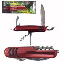 Canivete Mini Tipo Chaveiro Suiço 5 Funções Inox Com Abridor - Xingu Sports Fishing
