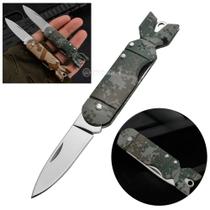 Canivete Míssil Chaveiro Militar Camuflado com Lâmina Dobrável Presente Para Pai SLKD04 SLKD84