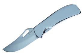 Canivete Monobloco Original Elmo com Clipe de Bolso Aço Inox 420hc Liso Sem Gravação