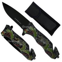 Canivete Multifuncional, Ideal para Profissionais com Quebra-Vidro e Cortador SLKD317D Canivete Multifuncional, Ideal para Profissionais com Quebra-Vidro e Cortador SLKD317D