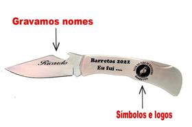 Canivete Personalizado Nomes e Simbolos Gravados