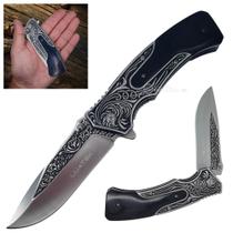 Canivete Premium Lâmina Inox 9,3cm, Cabo em Madeira e Trava de Segurança SLKD124PR Canivete Premium Lâmina Inox 9,3cm, Cabo em Madeira e Trava de Segurança SLKD124PR