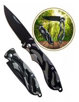 Canivete Punhal de Bolso Para Caça E Pesca Selva Camping Luxo Elegante XV2929