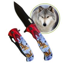 Canivete Semiautomático Rápida Abertura Dobrável de Aço Cabo Personalizado Lindo Desenho SLKD302 Canivete Semiautomático Rápida Abertura Dobrável de Aço Cabo Personalizado Lindo Desenho SLKD302
