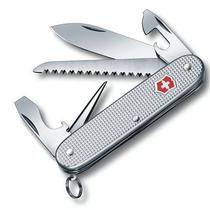 Canivete Suíço Farmer Alox Silver Victorinox 9 funções Original 0.8241.26 Canivete Suíço Farmer Alox Silver Victorinox 9 funções Original 0.8241.26
