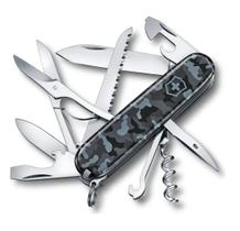 Canivete Suíço Huntsman Victorinox Navy Camuflagem 15 funções Original 1.3713.942