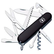 Canivete Suíço Huntsman Victorinox Preto 15 funções Original.