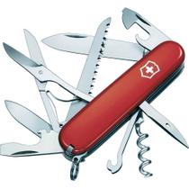 Canivete Suíço Huntsman Victorinox Vermelho 15 funções Original