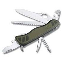 Canivete Suiço Victorinox New Soldier verde militar 10 Funções Original.