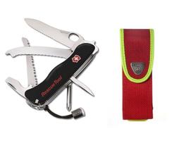 Canivete Suíço Victorinox RescueTool Preto 15 funções com Bainha Canivete Suíço Victorinox RescueTool Preto 15 funções com Bainha