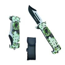 Canivete Tático Camuflado Com Clip Ultra Leve Aço Inoxidável Canivete Tático Camuflado Com Clip Ultra Leve Aço Inoxidável