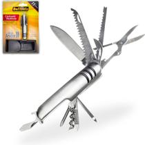 Canivete Tático Multiuso 11 Funções Aço Inox Beltools Canivete Tático Multiuso 11 Funções Aço Inox Beltools