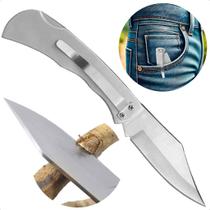 Canivete Tático Para Pesca Camping E Trilhas Em Aço Inox Retrátil - GP6