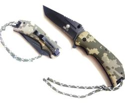 Canivete Tático Sobrevivência Faca Combate Camuflado - Importado Luatek