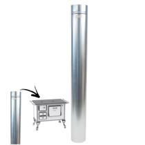 Cano 1 Metro Para Chaminé Fogão a Lenha Galvanizado Ø110mm - 98 Hedlund