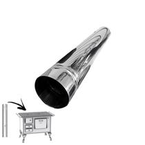 Cano 50cm Inox Ø 115mm Para Chaminé Fogão à Lenha Lareira - N2 Hedlund Cano 50cm Inox Ø 115mm Para Chaminé Fogão à Lenha Lareira - N2 Hedlund