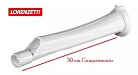 Cano Braço Para Chuveiro Lorenzetti Pvc 30cm Branco