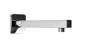 Cano Braço Quadrado de Parede 20 cm em Metal Cromado p Ducha