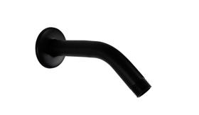 Cano Braço Suporte de Parede Redondo 13 cm Preto Fosco