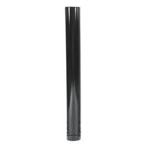 Cano chamine esmaltado preto 1 m 110 mm Cano chamine esmaltado preto 1 m 110 mm