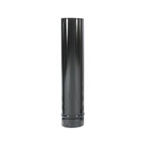 Cano chamine esmaltado preto 50 cm 110 mm Cano chamine esmaltado preto 50 cm 110 mm