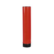 Cano Chamine esmaltado Vermelho 50 Cm 110 Mm Cano Chamine esmaltado Vermelho 50 Cm 110 Mm