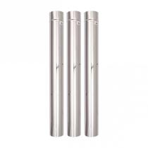 Cano Chaminé Inox 150mm x 1m x 3un + Joelho + Sputiniki Cano Chaminé Inox 150mm x 1m x 3un + Joelho + Sputiniki