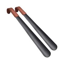 Cano De Sapato Extra Longo Em Metal Preto, Forma De Colher, Acessório Profissional Para Calçar Cano De Sapato Extra Longo Em Metal Preto, Forma De Colher, Acessório Profissional Para Calçar