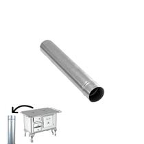 Cano Para Chaminé Fogão a Lenha Galvanizado 33cm 115mm - 1816 Hedlund